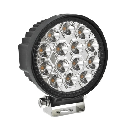 HELLA X-Treme Series LED Driving Lights in white mode, rugged aluminum housing, IP69K, X-shape position light, auxiliary high-beam, off-road ready.
