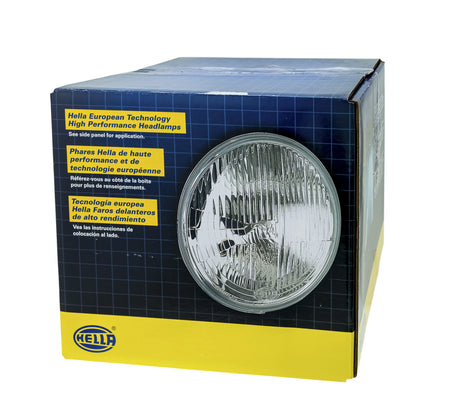 HELLA X-Treme Series LED Driving Lights with clear lens, rugged aluminum housing, X-shape position light, IP69K rated, auxiliary high-beam for off-road.