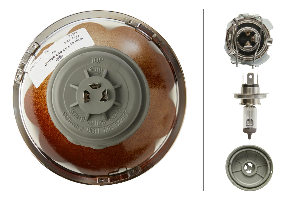 HELLA X-Treme Series LED Driving Lights with rugged aluminum housing, clear lens, IP69K, auxiliary high-beam, off-road.