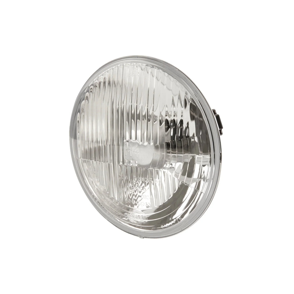 HELLA X-Treme Series LED Driving Lights with clear lens, X-shape position light, rugged aluminum housing, IP69K rated, auxiliary high-beam for off-road