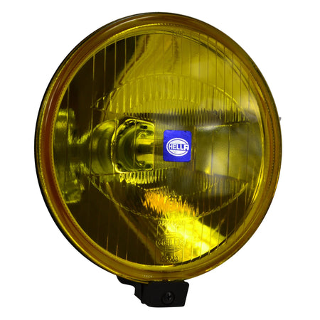 HELLA X-Treme Series LED Driving Lights in amber mode with rugged aluminum housing, IP69K, auxiliary high-beam for off-road