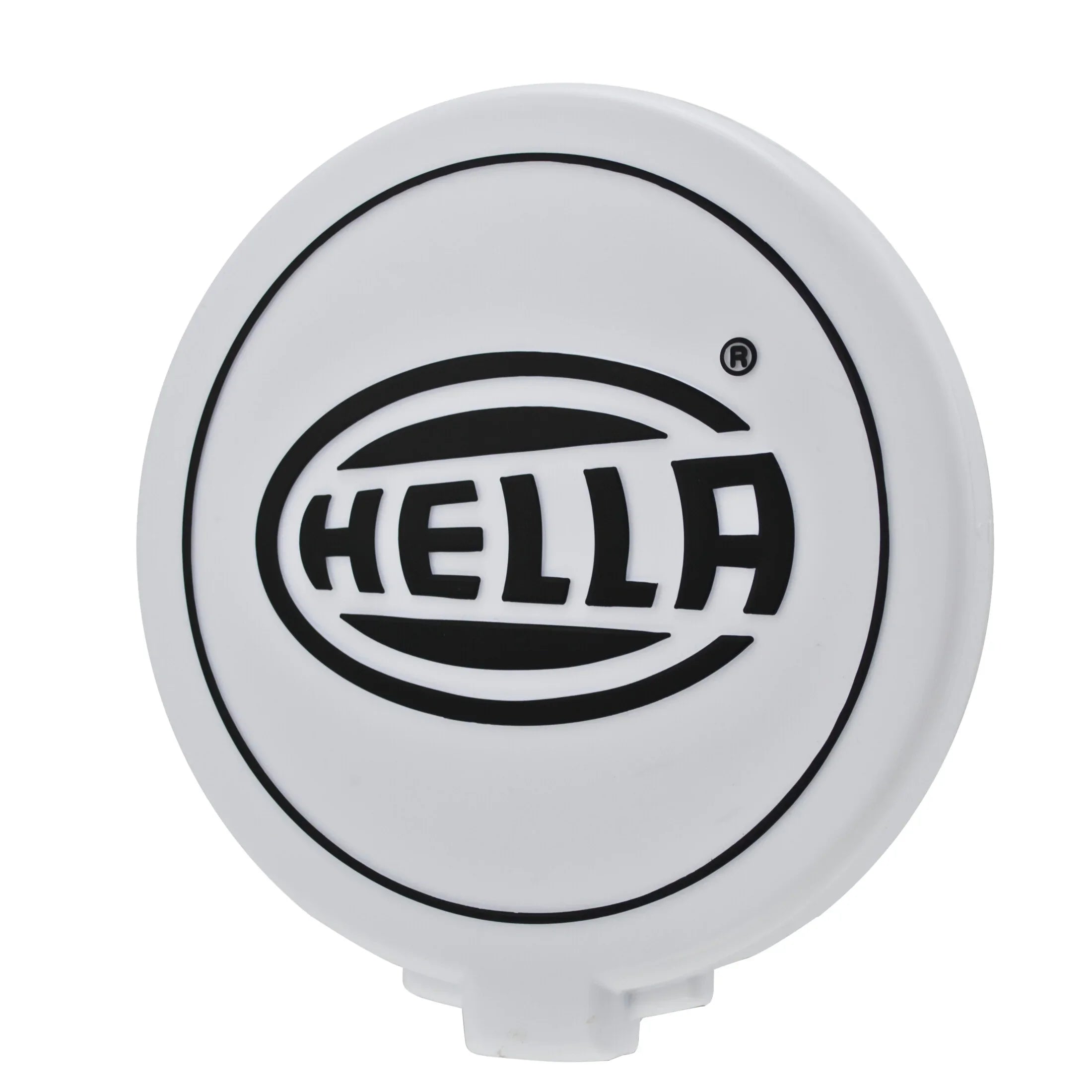 HELLA X-Treme Series LED Driving Lights IP69K cover, rugged round auxiliary high-beam accessory.