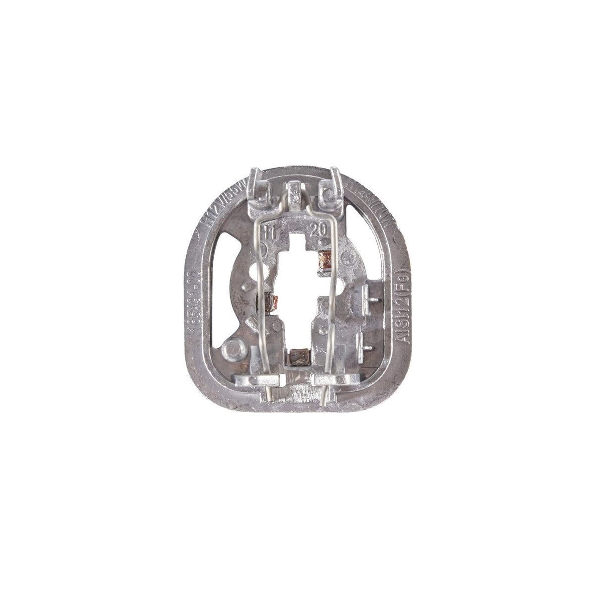 Silver metallic Rallye 4000 Series Driving Beam Insert with internal wiring.