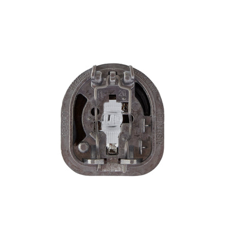Rallye 4000 Series black halogen driving beam insert with PO light, rear view.