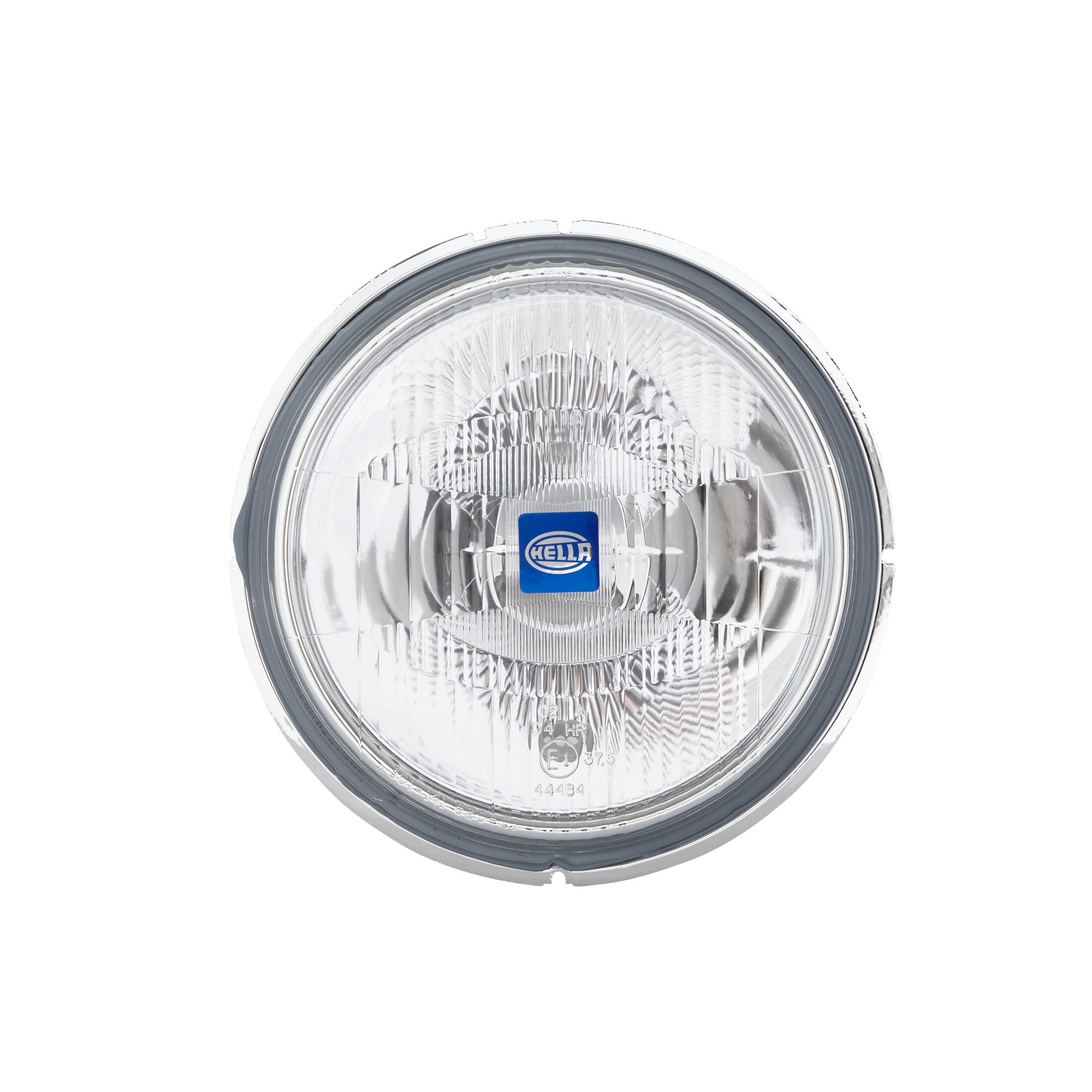 Hella Rallye 4000 Series clear halogen driving beam insert with blue PO light.