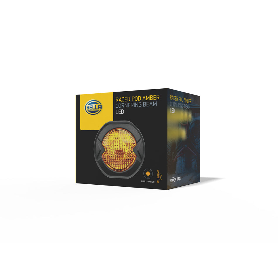 RACER POD 1 LED Amber Wide Cornering