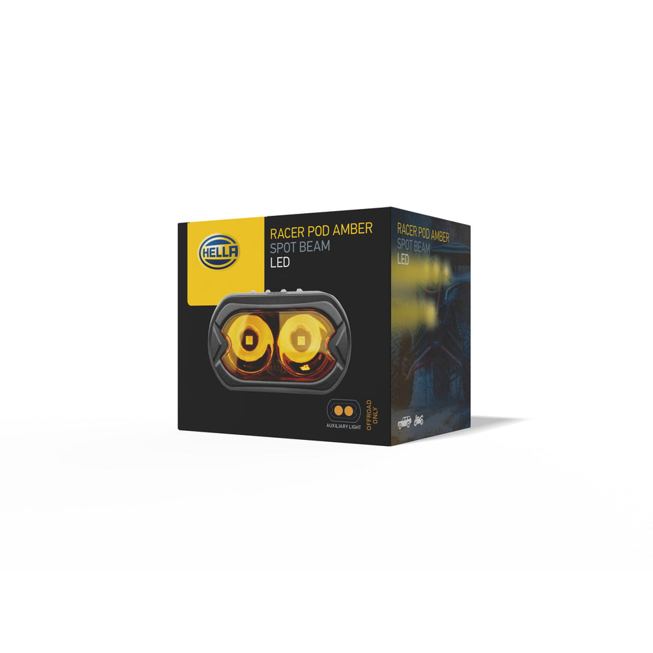 RACER POD 2 LED Amber Spot