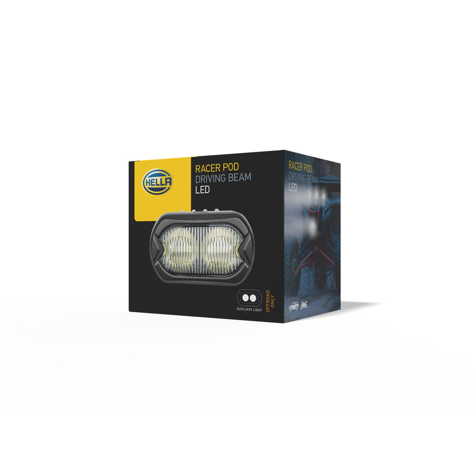 RACER POD 2 LED Clear Driving Combo