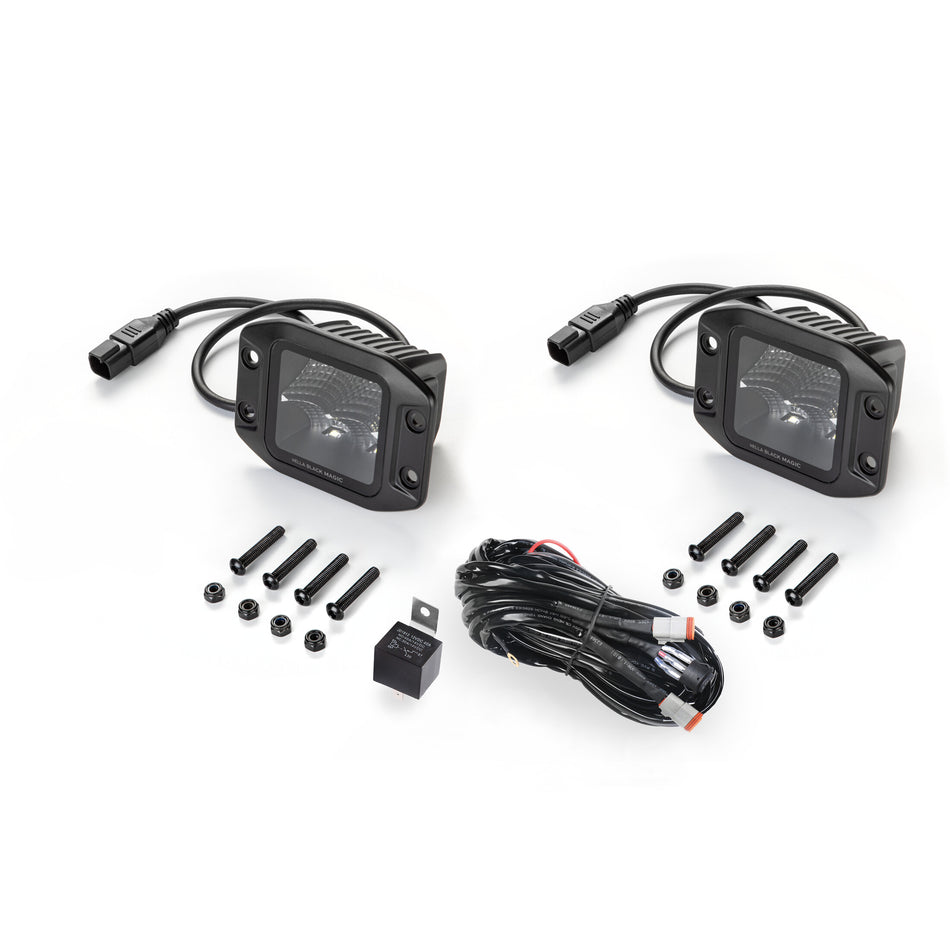 Black Magic LED Cubes  3.2" - Flush Mount