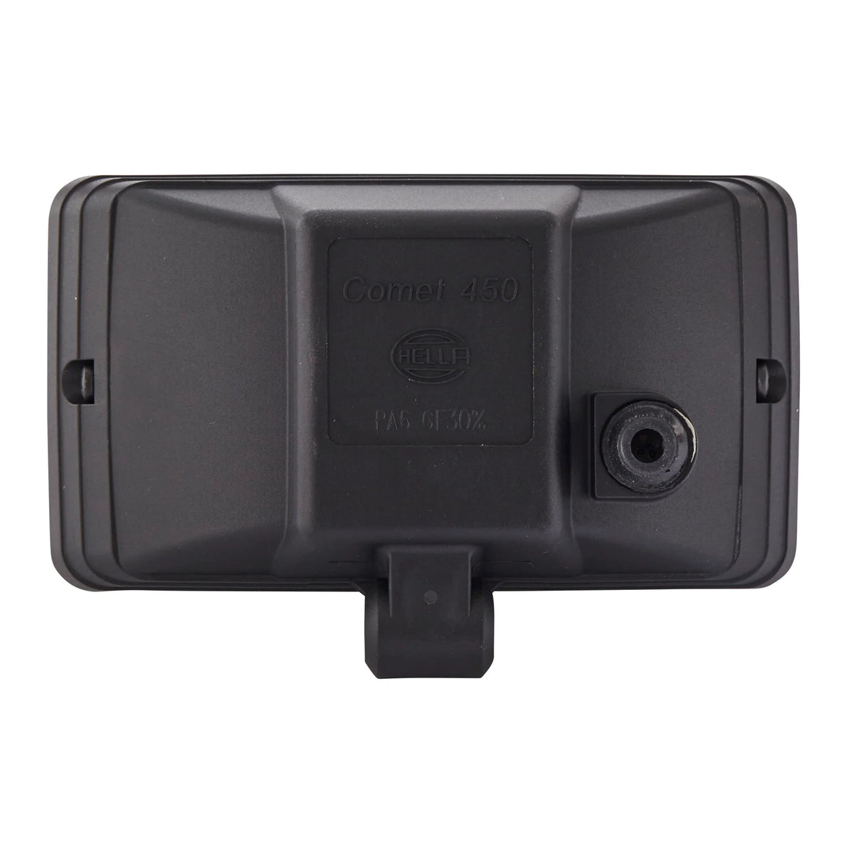 HELLA 450 Halogen Driving Light SAE Approved — back view of housing with mounting bracket