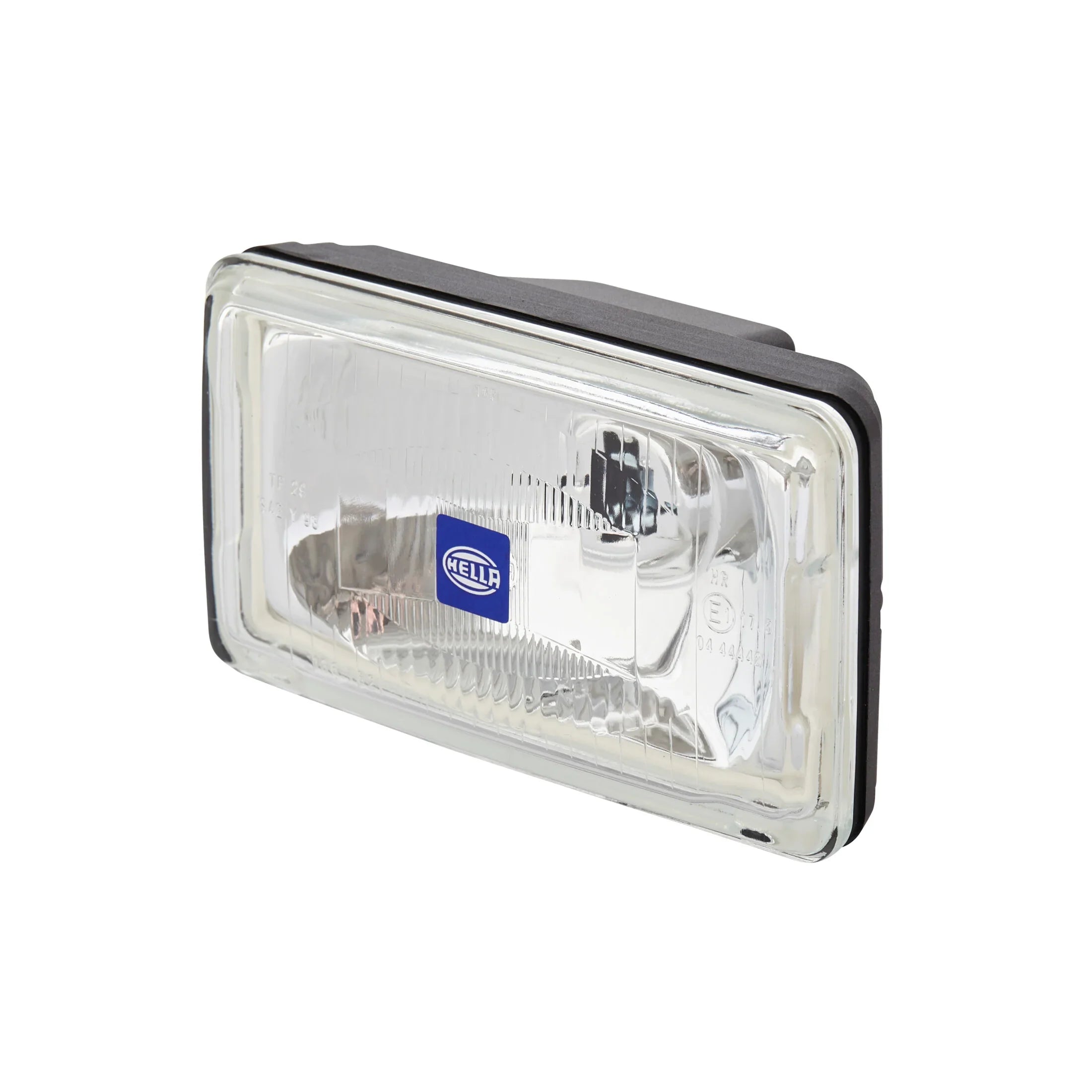 HELLA 450 Halogen Driving Light SAE Approved — diagonal-left view of compact halogen lamp