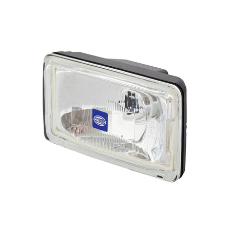 HELLA 450 Halogen Driving Light SAE Approved — diagonal-left view of compact halogen lamp