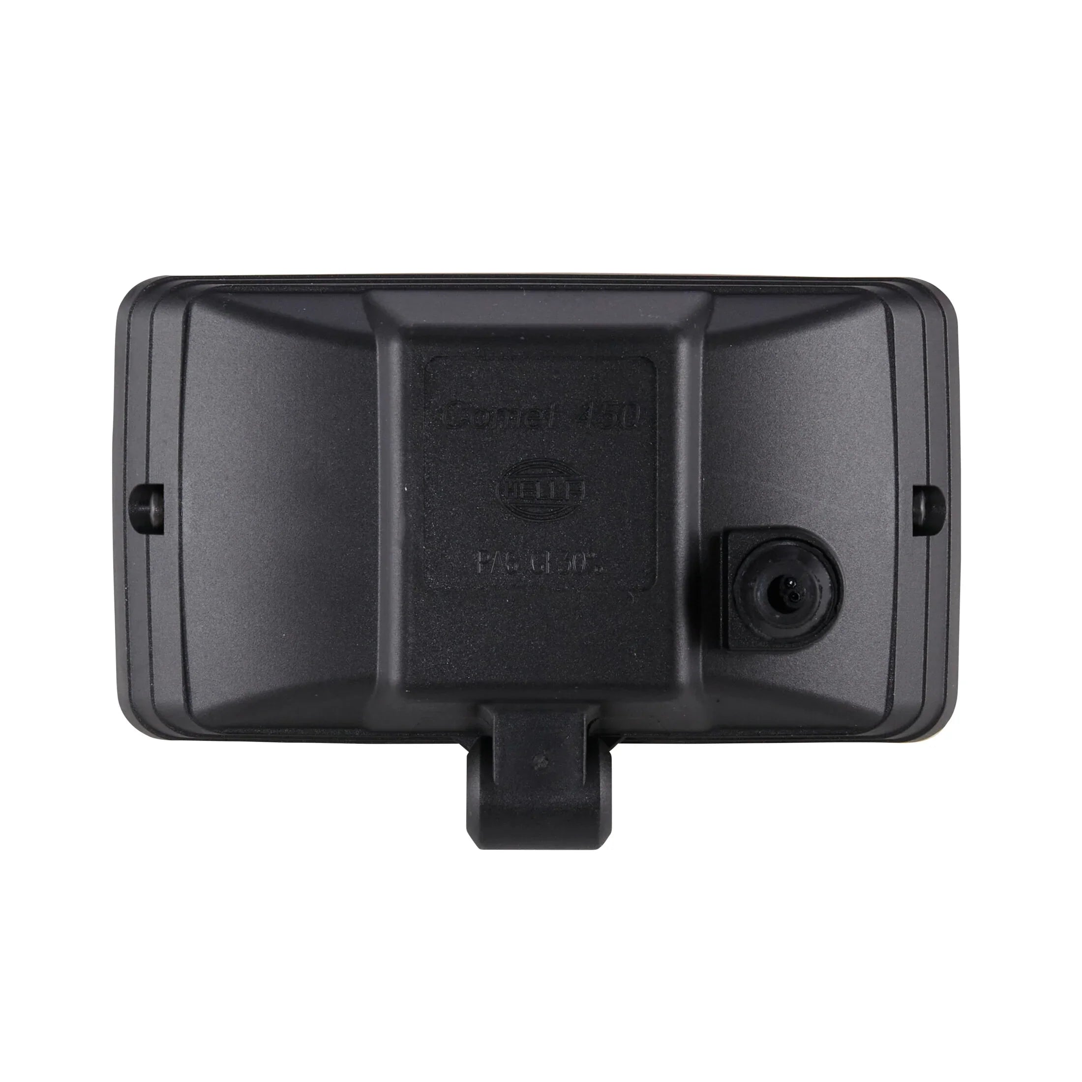 HELLA 450 Halogen Amber Driving Light — back view of housing