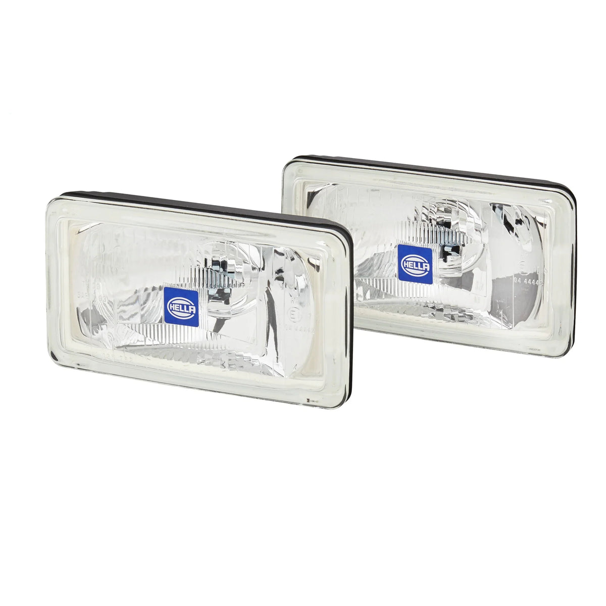 HELLA X-Treme Series LED Driving Lights in white mode, IP69K rugged auxiliary high-beam, clear lens