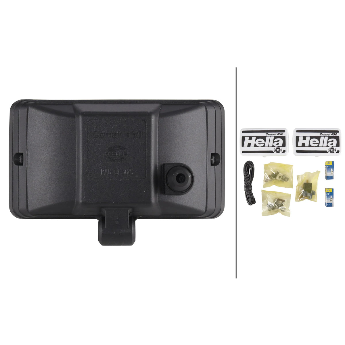 HELLA X-Treme Series LED Driving Lights kit with rugged aluminum housing, IP69K, auxiliary high-beam, off-road.