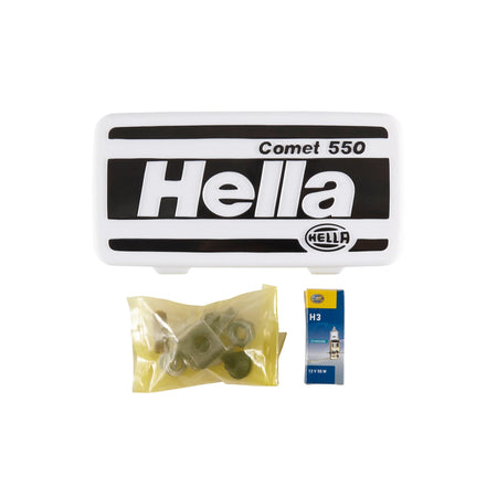 HELLA 550 Halogen Driving Light — Comet 550 detail view of mounting hardware