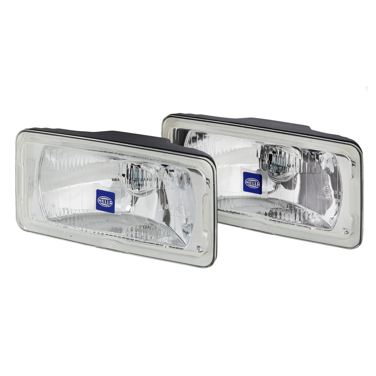 HELLA 550 Halogen Driving Light SAE Approved — diagonal-left view of compact halogen driving lamp