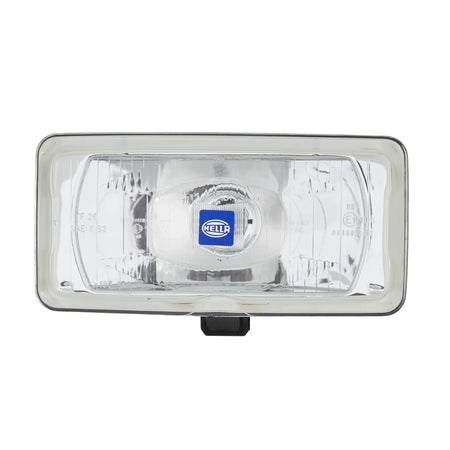 HELLA 550 Halogen Driving Light SAE Approved — front view of round halogen driving lamp