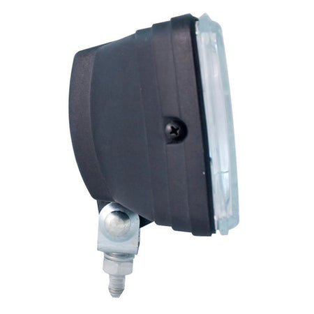 HELLA 550 Halogen Driving Light Kit SAE Approved — right side view of halogen lamp