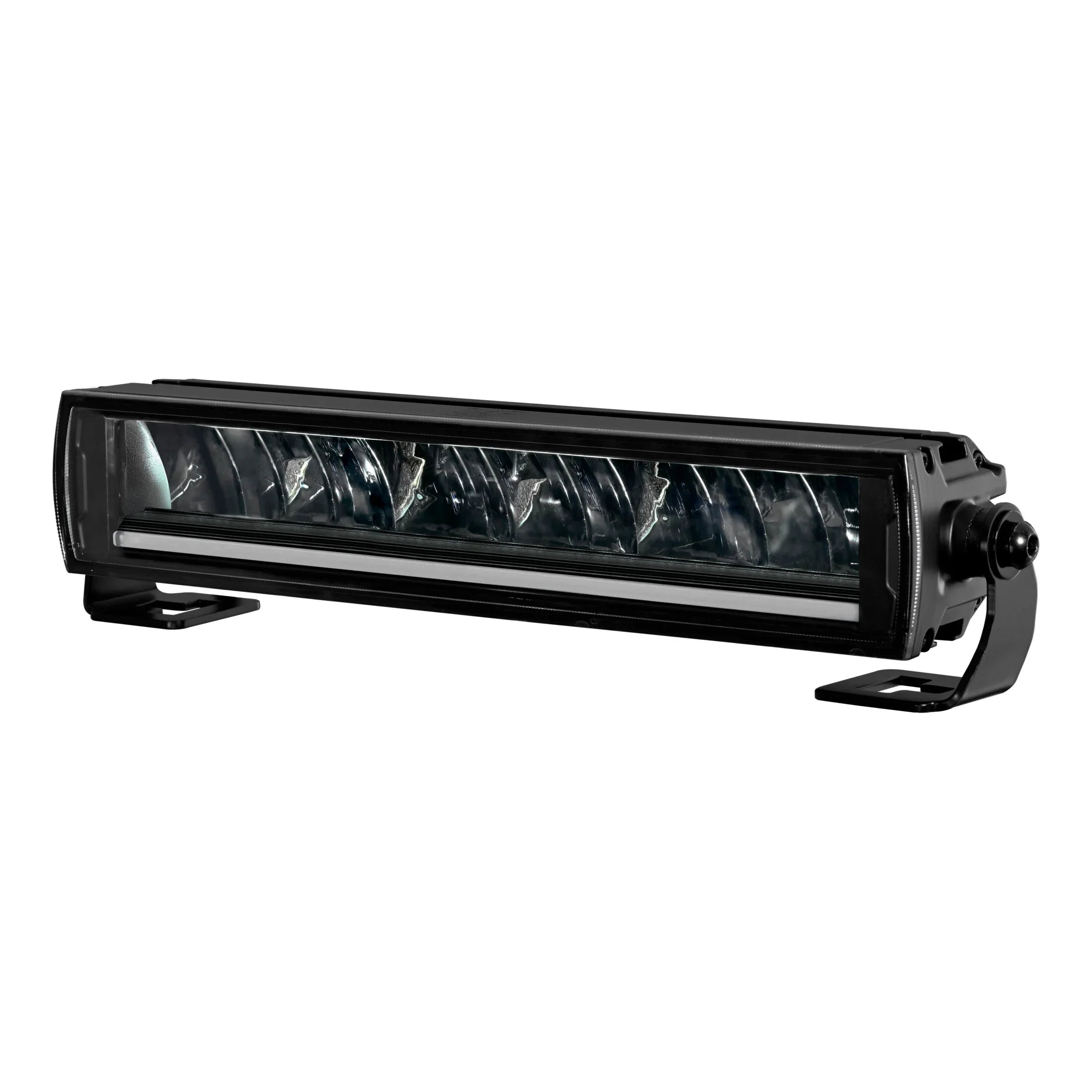 HELLA X-Treme Series LED Driving Lights in White mode, rugged aluminum housing, X-shape position light, IP69K-rated, auxiliary high-beam, off-road-ready
