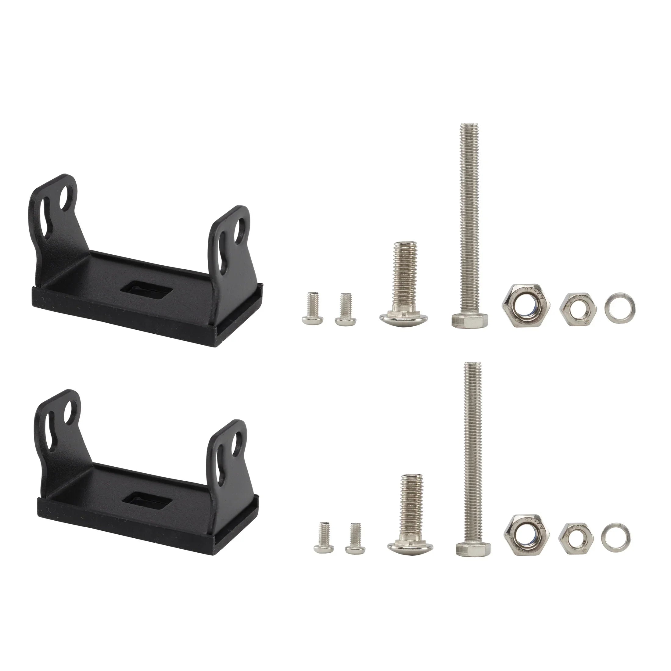 HELLA 450 LED Driving Light Kit — mounting brackets and hardware kit detail
