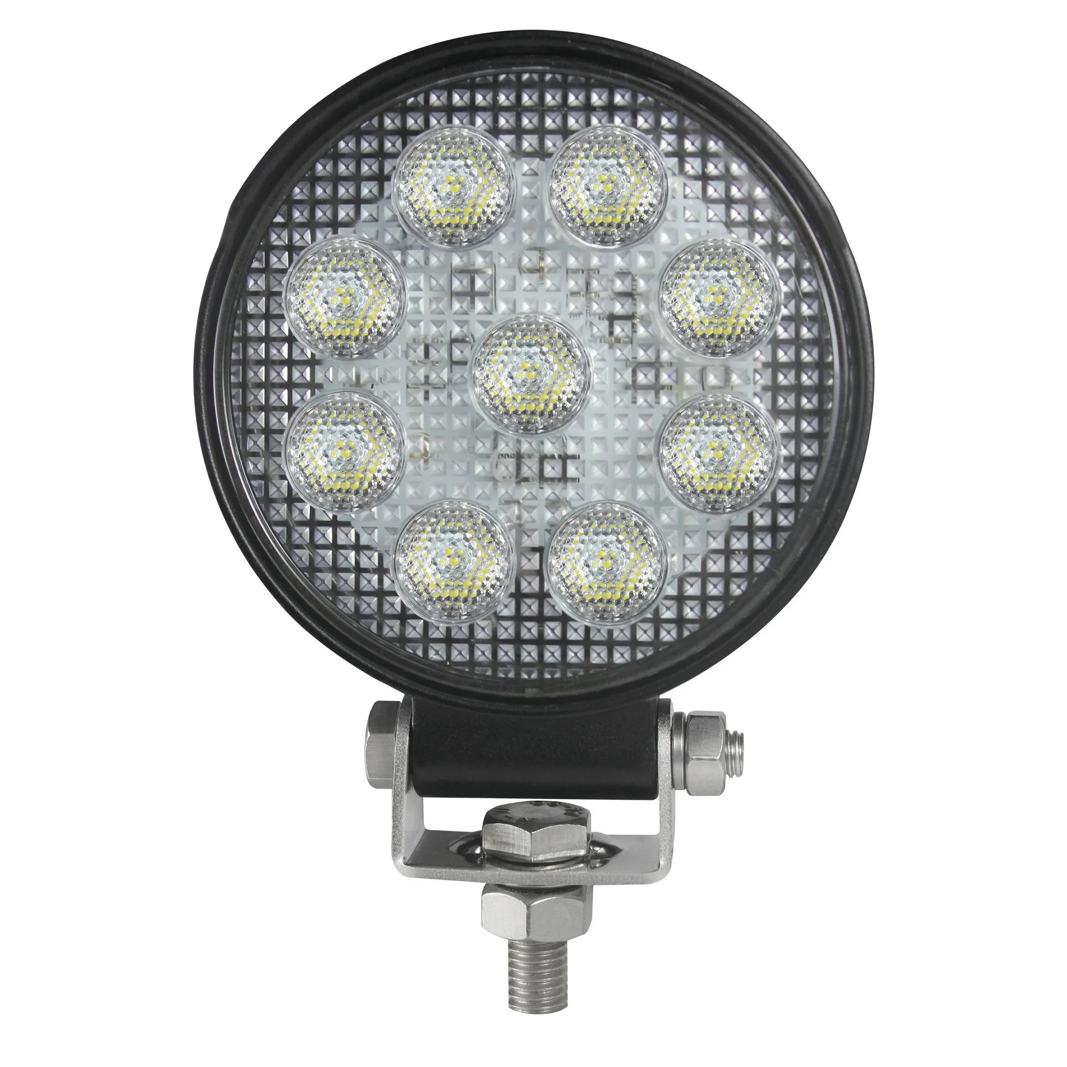 HELLA X-Treme Series LED Driving Lights in white mode, rugged aluminum housing, IP69K, auxiliary high-beam, off-road ready.
