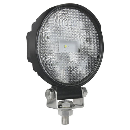 HELLA X-Treme Series LED Driving Lights in white mode with IP69K rugged housing, X-shape position light, auxiliary high-beam for off-road
