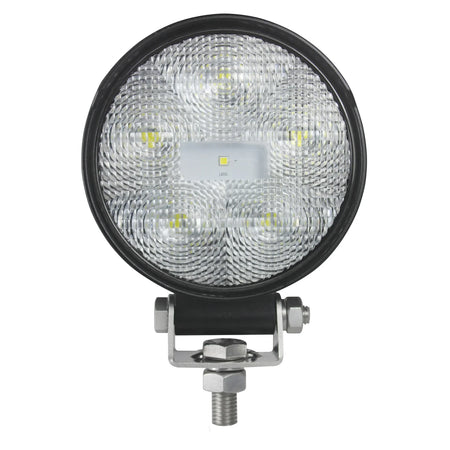 HELLA X-Treme Series LED Driving Lights in white mode, X-shape position light, rugged housing, auxiliary high-beam, IP69K off-road ready