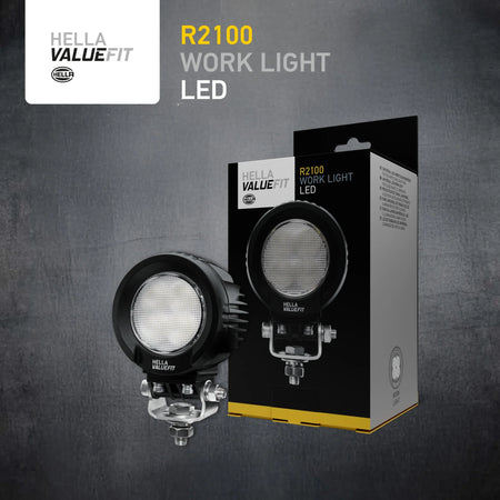 HELLA X-Treme Series LED Driving Lights with rugged aluminum housing, IP69K, for off-road auxiliary high-beam.