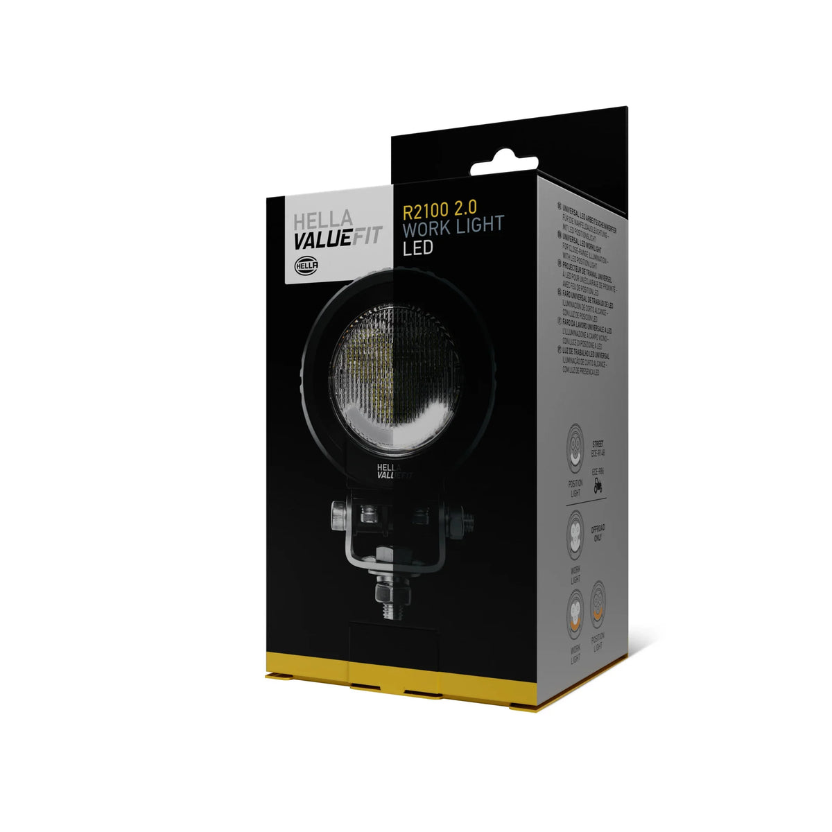 HELLA X-Treme Series LED Driving Lights box, IP69K, rugged housing, off-road auxiliary high-beam