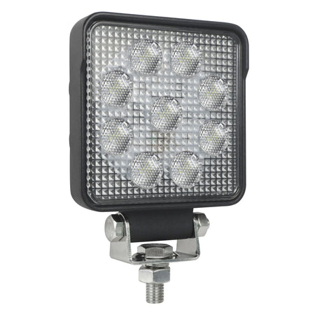 HELLA X-Treme Series LED Driving Lights in white mode, IP69K, rugged aluminum housing, auxiliary high-beam.