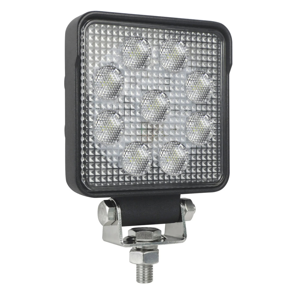 HELLA X-Treme Series LED Driving Lights in white mode, IP69K, rugged aluminum housing, auxiliary high-beam.