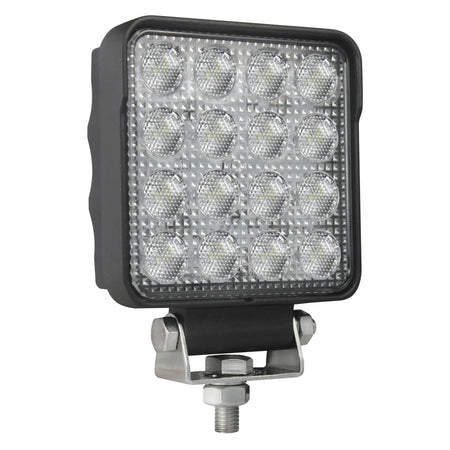 HELLA X-Treme Series LED Driving Lights in white mode, rugged aluminum housing, IP69K, auxiliary high-beam, off-road.