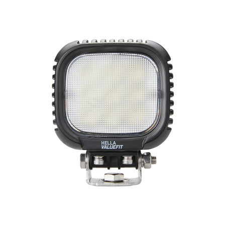HELLA X-Treme Series LED Driving Lights in white mode, IP69K rugged aluminum housing, auxiliary high-beam.