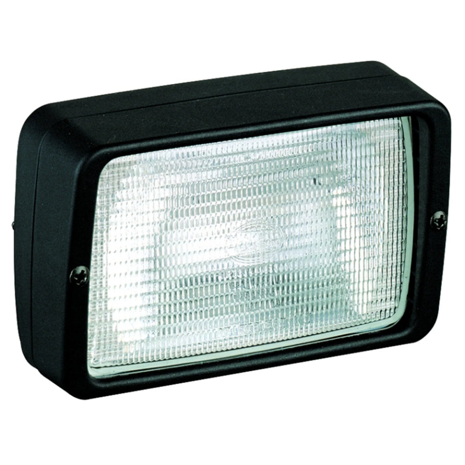 HELLA X-Treme Series LED Driving Light in white mode, rugged aluminum housing, IP69K, auxiliary high-beam for off-road