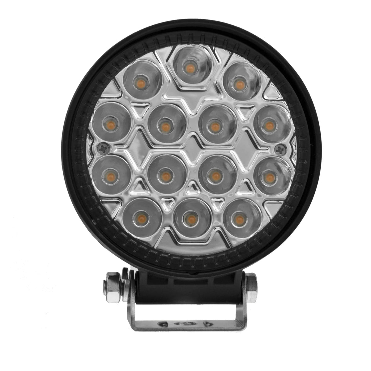 HELLA X-Treme Series LED Driving Light in White mode, IP69K rugged aluminum housing, X-shape position light, auxiliary high-beam, for off-road