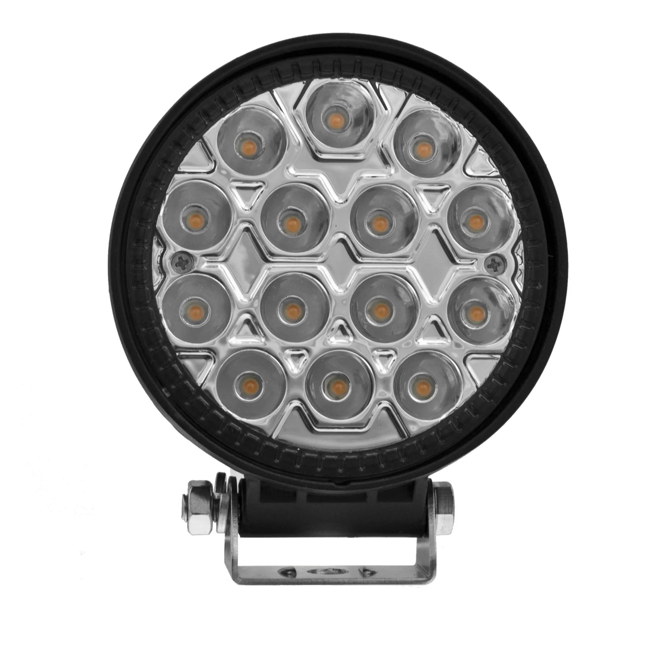 HELLA X-Treme Series LED Driving Light in White mode, IP69K rugged aluminum housing, X-shape position light, auxiliary high-beam, for off-road