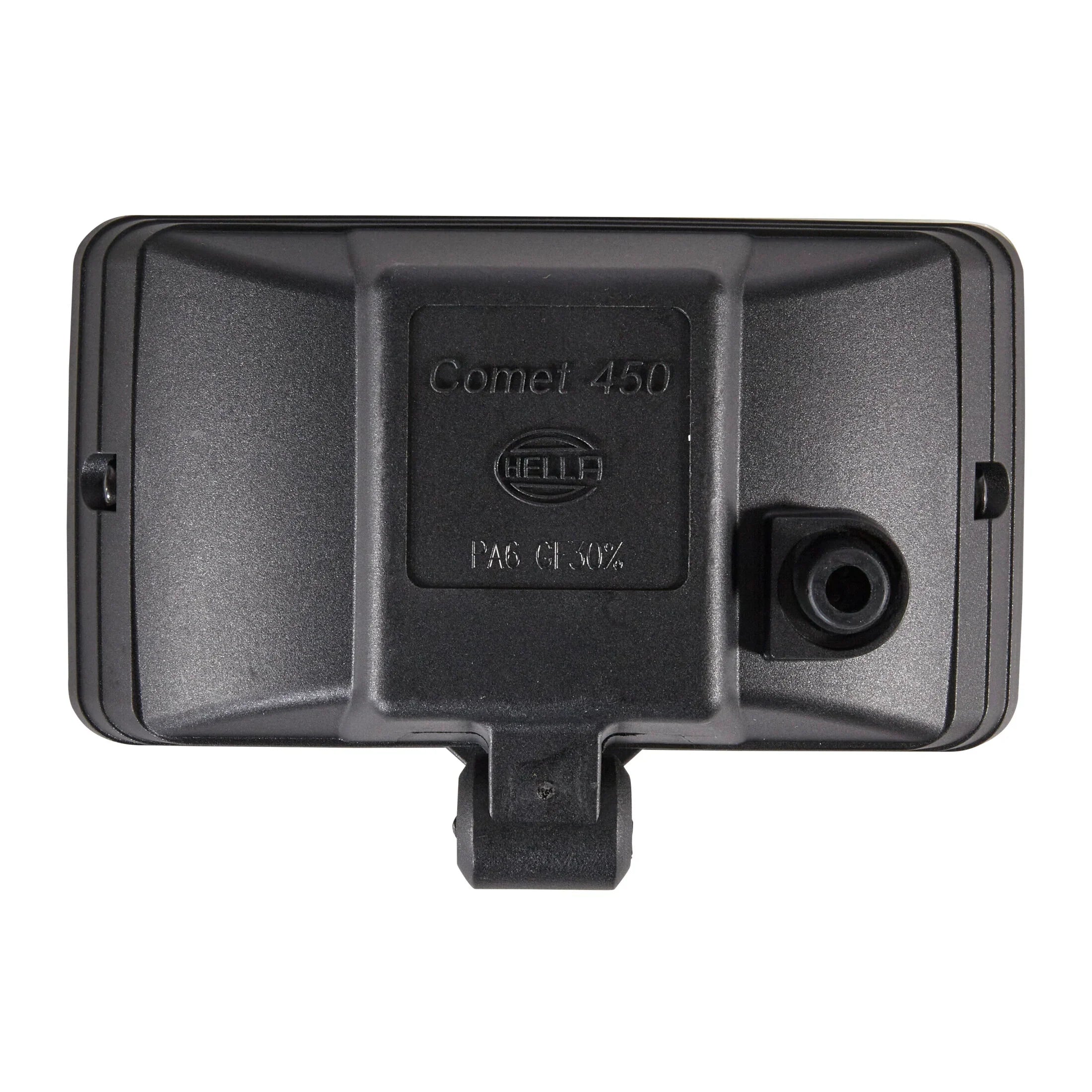 HELLA 450 Halogen Amber Fog Light — back view of housing