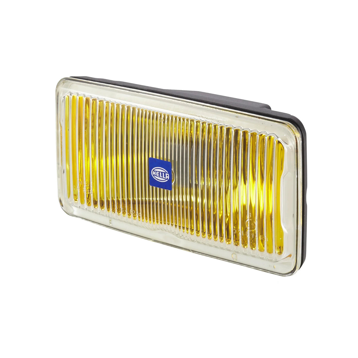 HELLA X-Treme Series LED Driving Light in Amber mode, rugged aluminum housing, IP69K, auxiliary high-beam, off-road.
