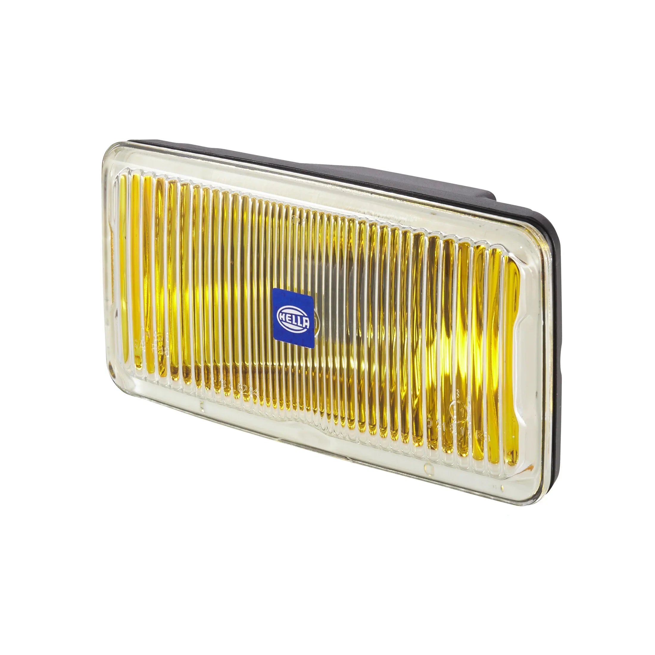 HELLA X-Treme Series LED Driving Light in Amber mode, rugged aluminum housing, IP69K, auxiliary high-beam, off-road.
