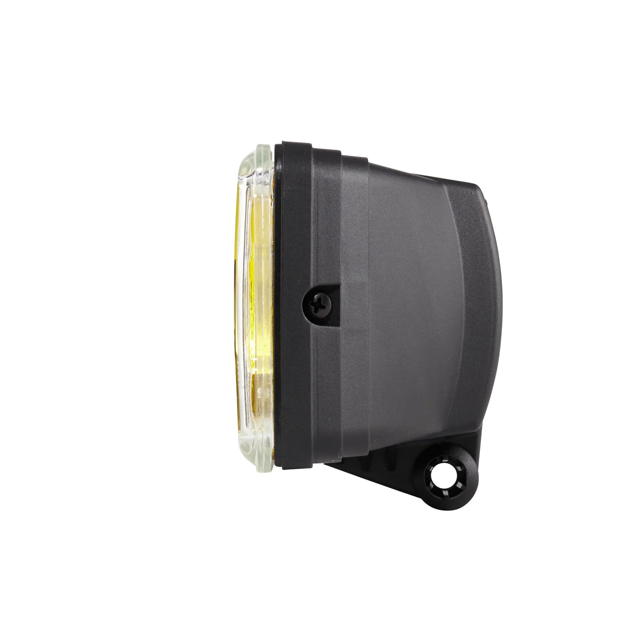 HELLA X-Treme Series LED Driving Lights in Amber mode, X-shape position light, IP69K, rugged auxiliary high-beam.