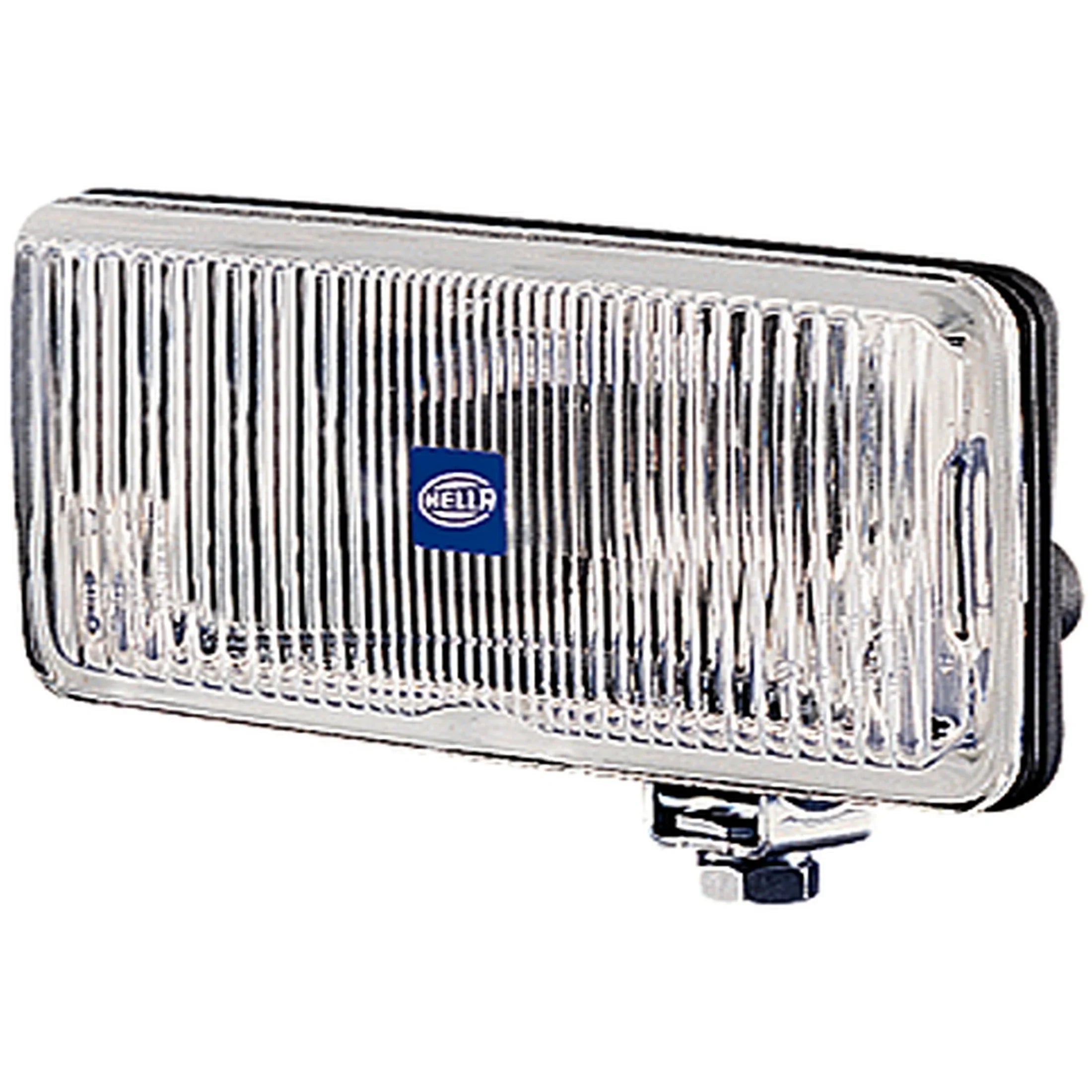 HELLA X-Treme Series LED Driving Lights, white mode, X-shape position light, rugged aluminum housing, IP69K, off-road auxiliary high-beam.