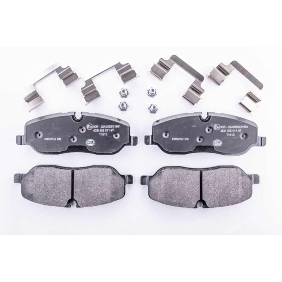 BRAKE PAD SET, LOW-METALLIC