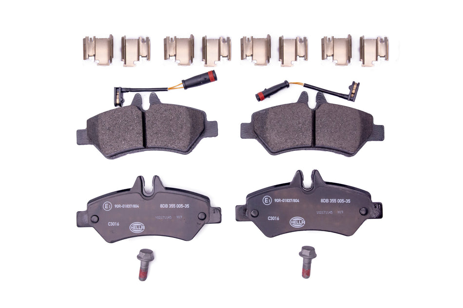 BRAKE PAD SET, LOW-METALLIC