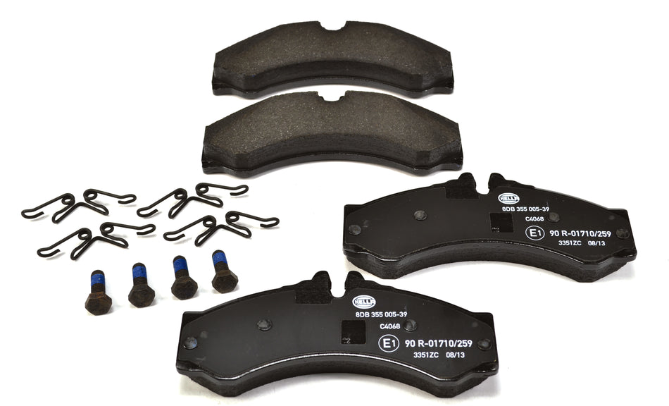 BRAKE PAD SET, LOW-METALLIC