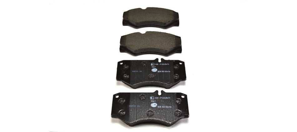 BRAKE PAD SET, LOW-METALLIC