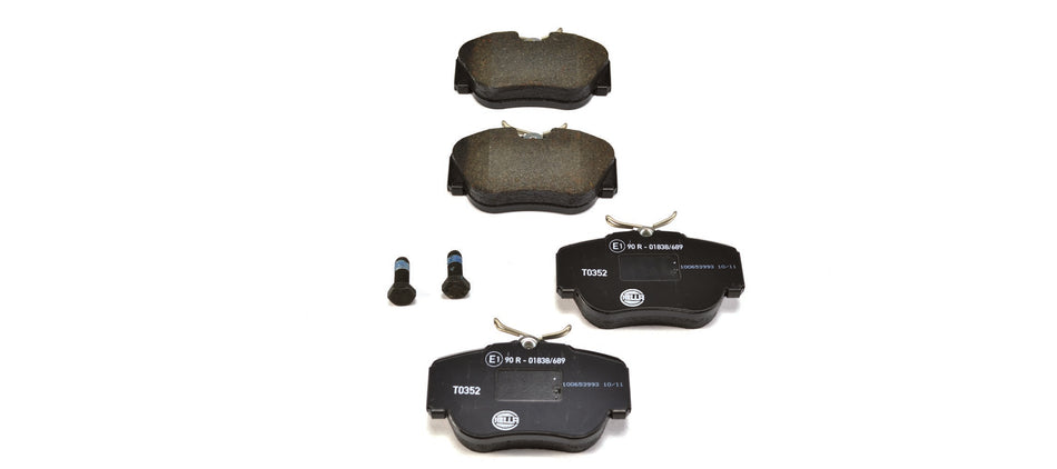 BRAKE PAD SET, LOW-METALLIC
