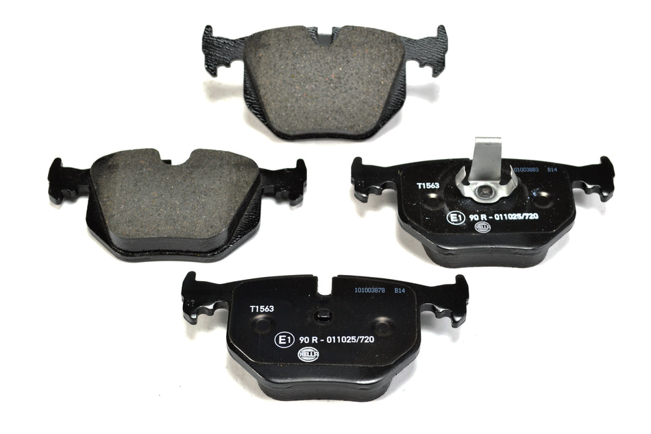 BRAKE PAD SET, LOW-METALLIC
