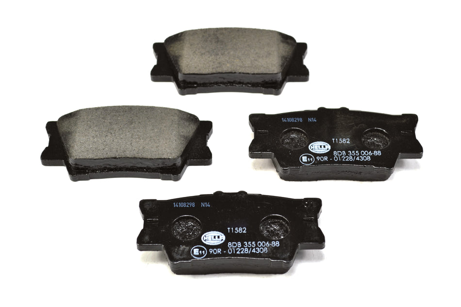 BRAKE PAD SET, LOW-METALLIC