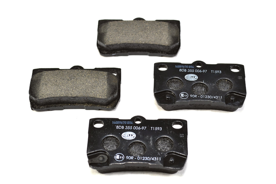 BRAKE PAD SET, LOW-METALLIC